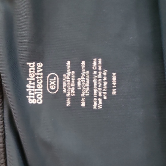 GIRLFRIEND COLLECTIVE Sea Palma Bikini Bottoms, Size 6x - Picture 3 of 7